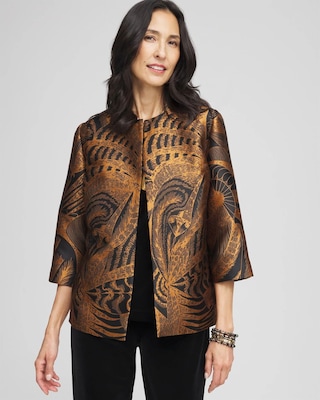 Travelers™ Collection Floral Jacquard Jacket | Chico's